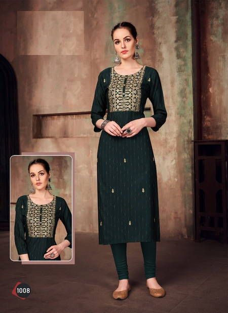 Kanasu Juliet Fancy Rayon Fancy Wear Designer Kurti Collection Catalog